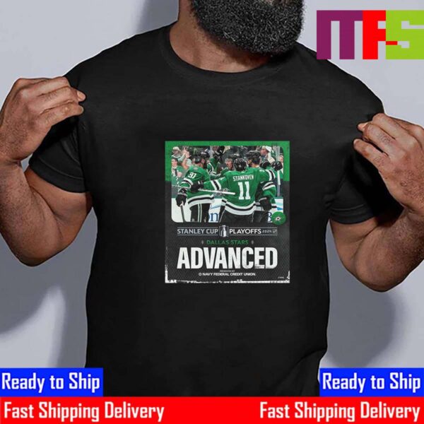 The Dallas Stars Take Game 7 And Are Moving On Stanley Cup Playoffs 2024 Essential T-Shirt