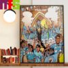 The First Team To Win The Premier League Four Years In A Row Is Manchester City Home Decorations Poster Canvas