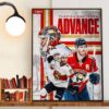 The Dallas Stars Advance To The 2024 Western Conference Finals Home Decoration Poster Canvas