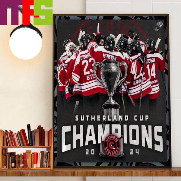 The Listowel Cyclones Are 2024 Sutherland Cup Champions Home Decoration Poster Canvas