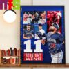 The New York Knicks Advance To The Second Round 2024 NBA Playoffs Wall Decor Poster Canvas