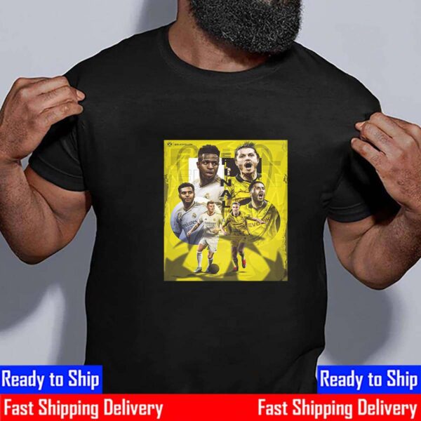 The UEFA Champions League 2023-2024 Final Is Set Borussia Dortmund vs Real Madrid CF Essential T-Shirt
