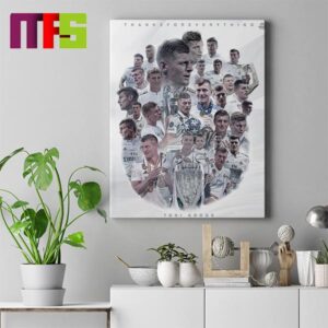 Toni Kroos Thank For Everything Real Madrid 2014-2014 Home Decor Poster Canvas Toni Kroos Thank For Everything Real Madrid 2014-2014 Home Decor Poster Canvas