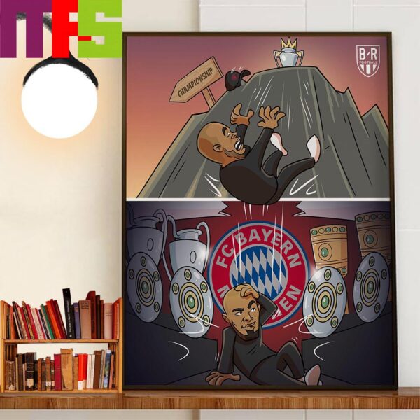 Vincent Kompany Is The New Head Coach Bayern Munich Wall Art Decor Poster Canvas