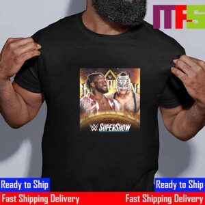 WWE Super Show Kofi Kingston vs Rey Mysterio For WWE King And Queen Of The Ring at WWE Macon Essential T-Shirt