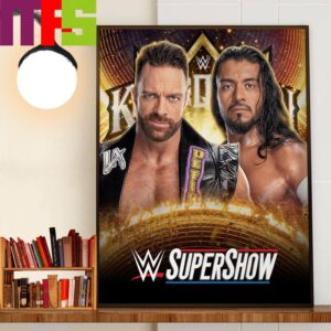 WWE Super Show LA Knight vs Santos Escobar For WWE King And Queen Of The Ring Tournament Home Decoration Poster Canvas