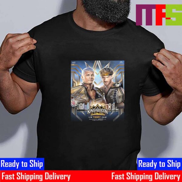 WWE Undisputed Champion Cody Rhodes Vs Logan Paul US Champion At WWE King And Queen Of The Ring 2024 Essential T-Shirt