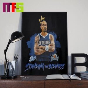 We Talk Dallas Mavericks Standing On Bidness NBA Western Conference Champions 2024 Home Decor Poster Canvas