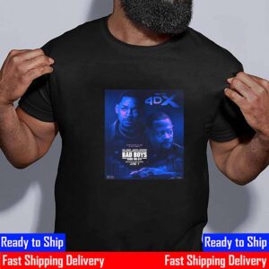 Will Smith And Martin Lawrence In Bad Boys Ride Or Die 4DX Official Poster Essential T-Shirt