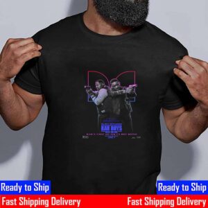 Will Smith And Martin Lawrence In Bad Boys Ride Or Die Dolby Cinema Official Poster Essential T-Shirt Will Smith And Martin Lawrence In Bad Boys Ride Or Die Dolby Cinema Official Poster Essential T-Shirt