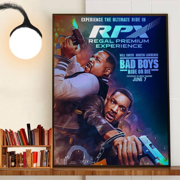 Will Smith And Martin Lawrence In Bad Boys Ride Or Die RPX Official Poster Home Decoration Poster Canvas