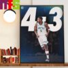 Wolves Back Anthony Edwards And Minnesota Timberwolves Advance To The 2024 Western Conference Finals Home Decorations Poster Canvas