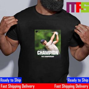 Xander Schauffele Champion 2024 PGA Championship Clutch Birdie On 18 To Win The First Career Major Essential T-Shirt