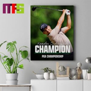 Xander Schauffele Clutch Birdie On 18 To Win His First Career Major Home Decor Poster Canvas