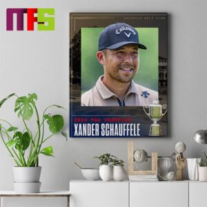 Xander Schauffele Wins His First Career Major At The 2024 PGA Championship Home Decor Poster Canvas Xander Schauffele Wins His First Career Major At The 2024 PGA Championship Home Decor Poster Canvas