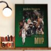 18th Banner The Celtics Are 2024 NBA Champions For The First Time In 16 Years Wall Art Decor Poster Canvas