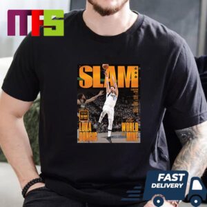 2024 NBA Finals The World Is Mine Luka Doncic On The Cover Of SLAM 250 The Orange Metal Edition Home Decor Poster Canvas