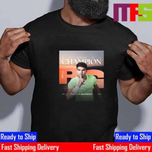 2024 Roland Garros Champions Carlos Alcaraz Claims 3rd Grand Slam Title Essential T-Shirt 2024 Roland Garros Champions Carlos Alcaraz Claims 3rd Grand Slam Title Essential T-Shirt