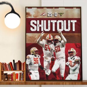 2024 UFL Championship The First Shutout Of The Season Birmingham Stallions Shut Out San Antonio Brahmas Wall Art Decor Poster Canvas