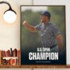 2024 US Open Champion Bryson DeChambeau Wins At Pinehurst And 2-Time US Open Champion Wall Art Decor Poster Canvas