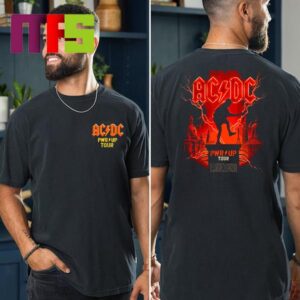 ACDC Power Up Tour 2024 The Thunderous Journey Two Sided T-Shirt ACDC Power Up Tour 2024 The Thunderous Journey Two Sided T-Shirt
