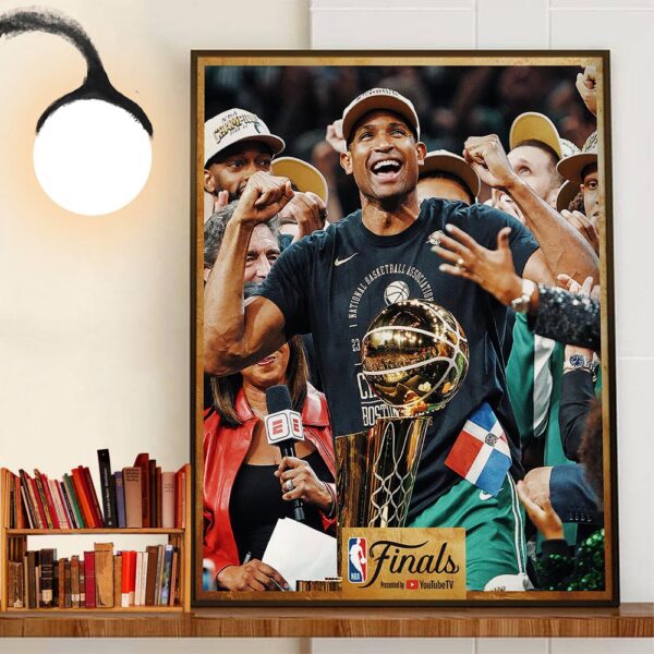 Al Horford Is The First Player Born In The Dominican Republic To Win An NBA Championship Wall Art Decor Poster Canvas