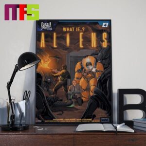 Alien What If Marvel Comic On June 5th 2024 Chapter 4 Carter Burke Was About To Die Home Decor Poster Canvas