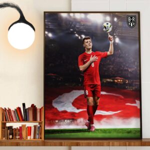 Amazing Goal Of Arda Guler For The First Goal For Turkey At UEFA Euro 2024 Wall Art Decor Poster Canvas