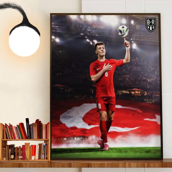 Amazing Goal Of Arda Guler For The First Goal For Turkey At UEFA Euro 2024 Wall Art Decor Poster Canvas