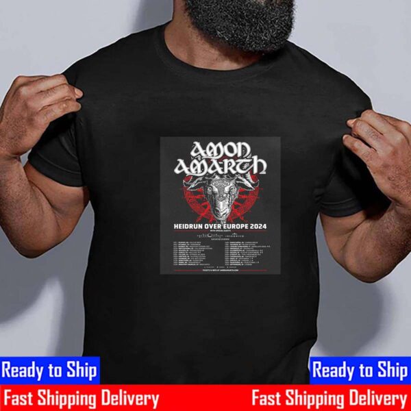 Amon Amarth Heidrun Over Europe 2024 Official Poster Essential T-Shirt