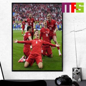Arda Guler And Turkey Team UEFA Euro 2024 Germany Home Decor Poster Canvas