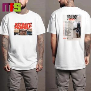 Asake Lungu Boy Worlds Tour Schedule 2024 Two Sided T-Shirt
