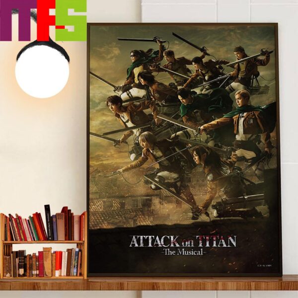 Attack On Titan The Musical Official Poster Decor Wall Art Poster Canvas