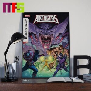 Avengers Marvel Comic On July 10th 2024 Chapter 16 Blood Hunt Tie In Baron Blood Strikes Home Decor Poster Canvas
