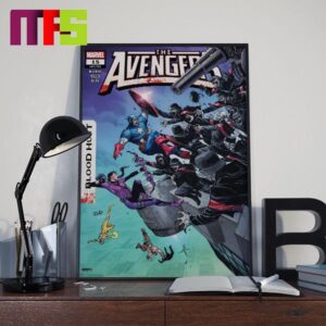 Avengers Marvel Comic On June 12th 2024 Chapter 47 Blood Hunt Tie In Home Decor Poster Canvas