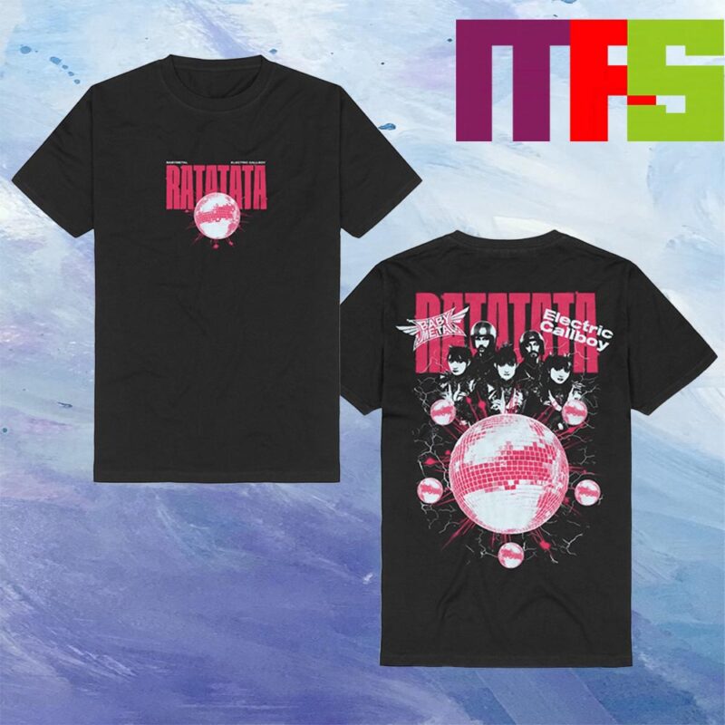 Baby Metal X Electric Callboy Ratatata Disco 2024 Two Sided T