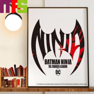 Batman Ninja Vs Yakuza League Of DC Movie Decor Wall Art Poster Canvas