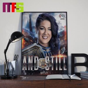 Bayley WWE Clash At The Caste 2024 And Still Home Decor Poster Canvas