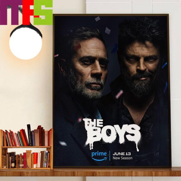 Billy Butcher And Joe In The Boys Season 4 June 13th 2024 Decor Wall Art Poster Canvas