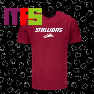 Birmingham Stallions MSX Logo Screen Print Graphics Essential T-Shirt Birmingham Stallions MSX Logo Screen Print Graphics Essential T-Shirt