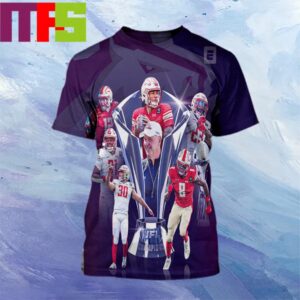 Birmingham Stallions UFL Champions 2024 Shut Out The San Antonio Brahmas All Over Print Shirt
