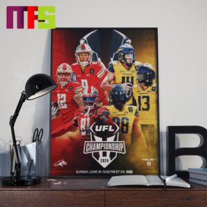 Birmingham Stallions Vs San Antonio Brahmas UFL Championship June 16th 2024 Home Decor Poster Canvas Birmingham Stallions Vs San Antonio Brahmas UFL Championship June 16th 2024 Home Decor Poster Canvas