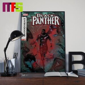 Black Panther Blood Hunt Marvel Comic On July 10th 2024 Chapter 3 The Deep Sea Finale Home Decor Poster Canvas
