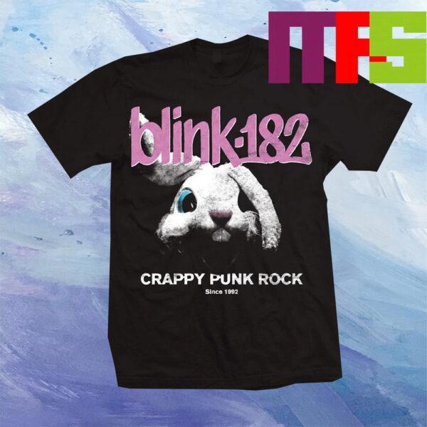 Blink 182 Crappy Punk Rock Screen Printed Front Essential T-Shirt