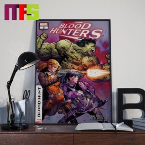 Blood Hunter Marvel Comic On June 5th 2024 Chapter 2 The Bloody Chaos Continues Home Decor Poster Canvas