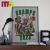 Boston Celtics Champions NBA Finals 2024 Team Home Decor Poster Canvas