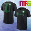 Boston Celtics Jayson Tatum 2024 NBA Finals Inbound Pass Name & Number Two Sided T-Shirt