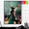 Boston Celtics Jayson Tatum Shares Adorable Moment With His Son NBA 2K25 Home Decor Poster Canvas
