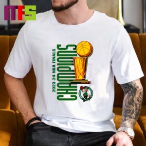 Boston Celtics Trophy Champion 2024 NBA Finals Champions Essential T-Shirt