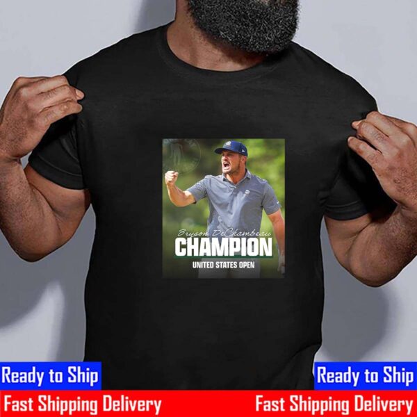 Bryson DeChambeau Champions 2024 US Open For 2nd US Open Champions Essential T-Shirt